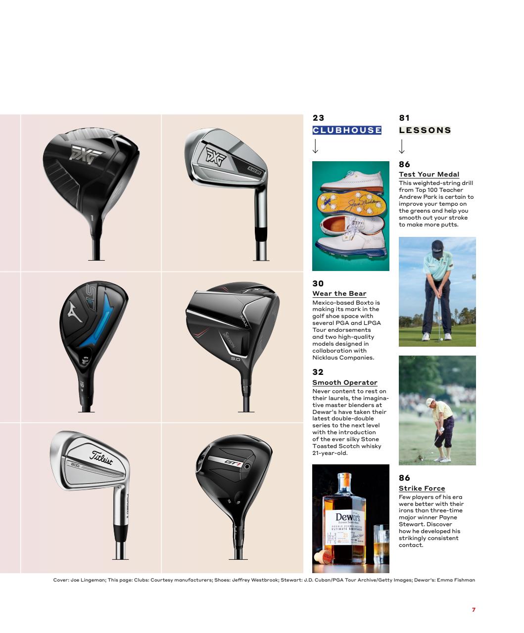 Golf Magazine Preview Pages