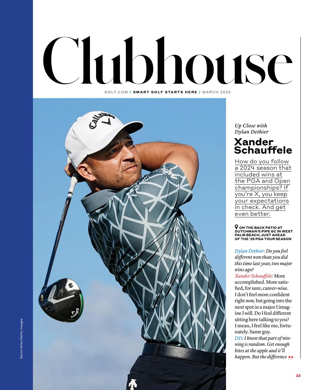 Golf Magazine Preview Pages