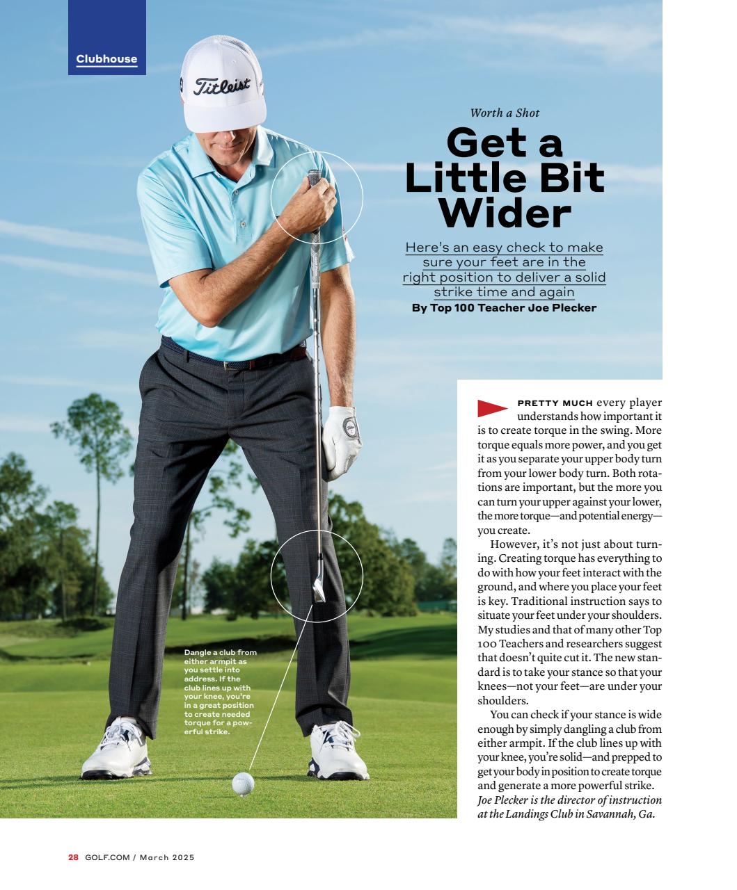 Golf Magazine Preview Pages
