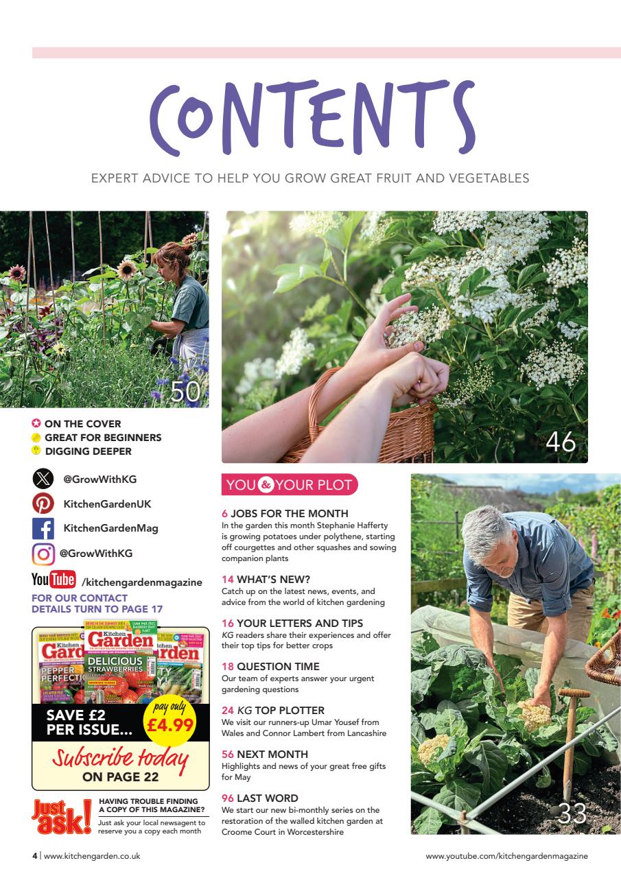Kitchen Garden Magazine Preview Pages