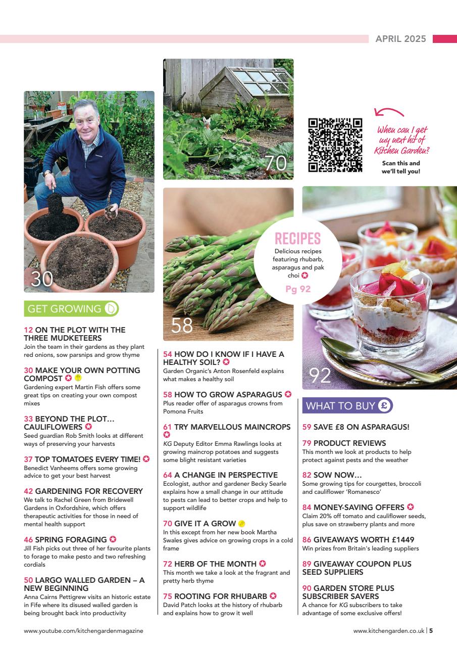 Kitchen Garden Magazine Preview Pages