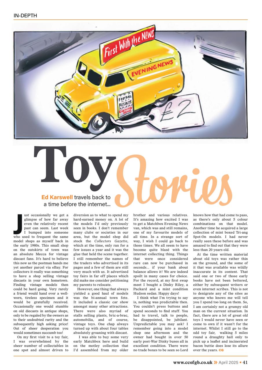 Collectors Gazette Preview Pages