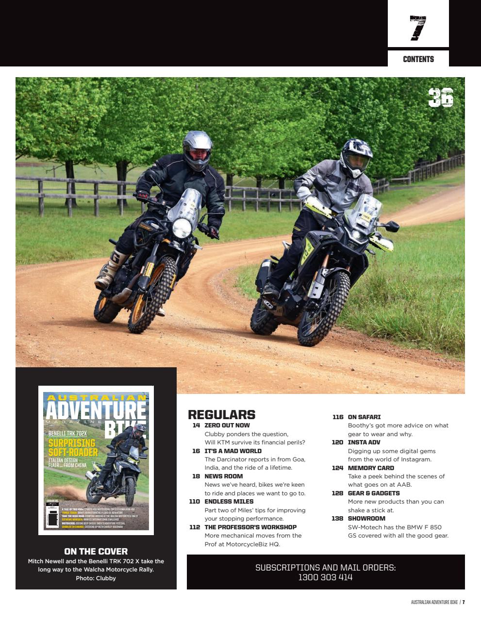 Australian Adventure Bike Preview Pages