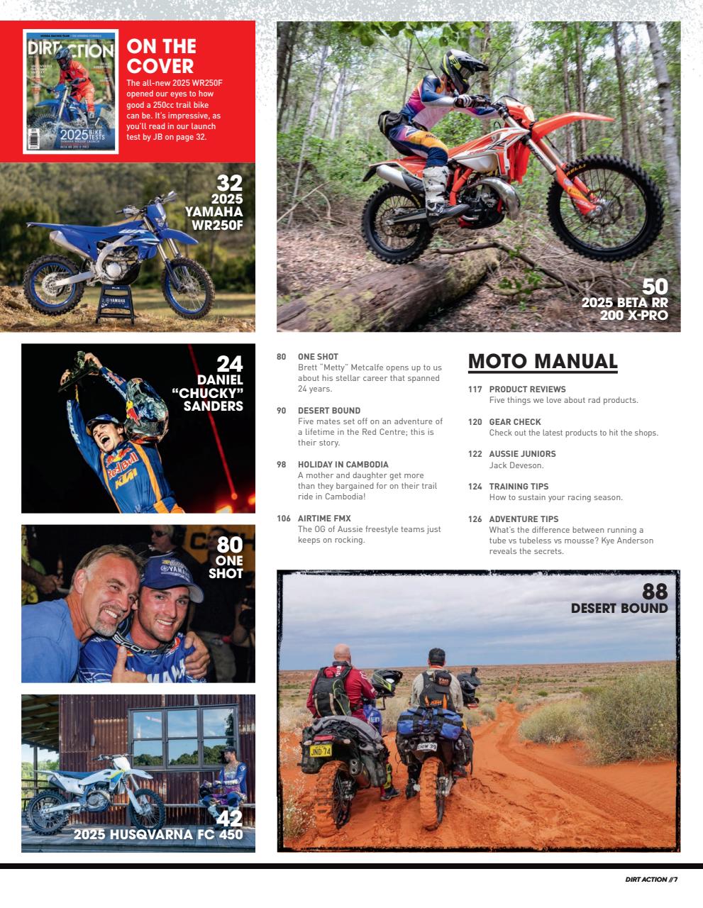 Dirt Action Preview Pages