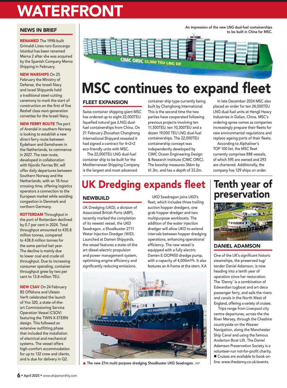 Ships Monthly Preview Pages