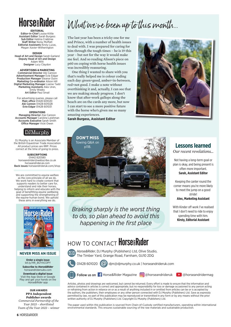 Horse&Rider Magazine - UK equestrian magazine for Horse and Rider Preview Pages