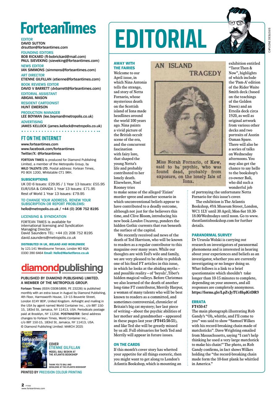 Fortean Times Preview Pages