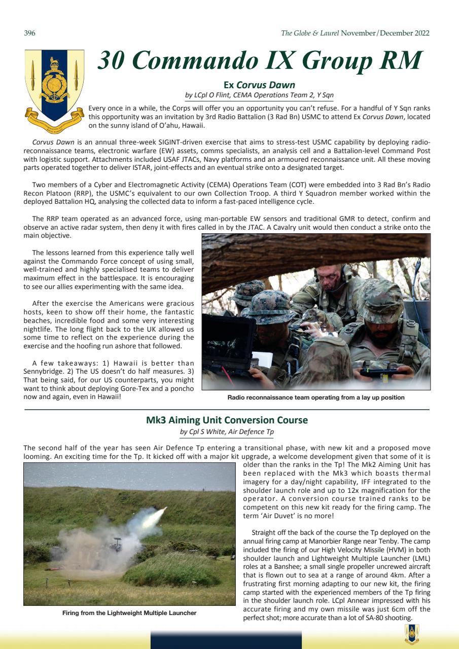 Globe & Laurel Preview Pages