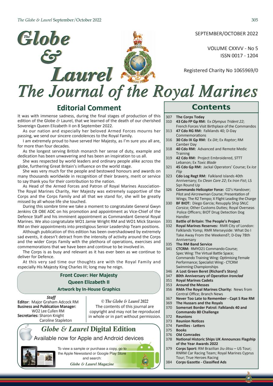 Globe & Laurel Preview Pages