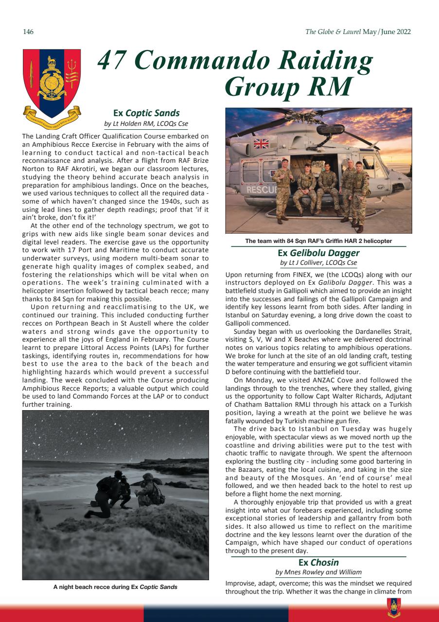 Globe & Laurel Preview Pages