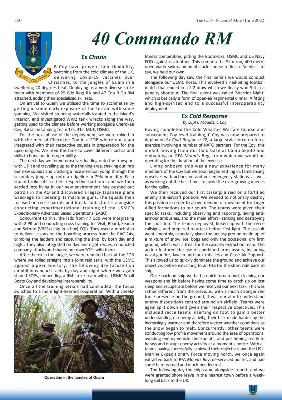 Globe & Laurel Preview Pages