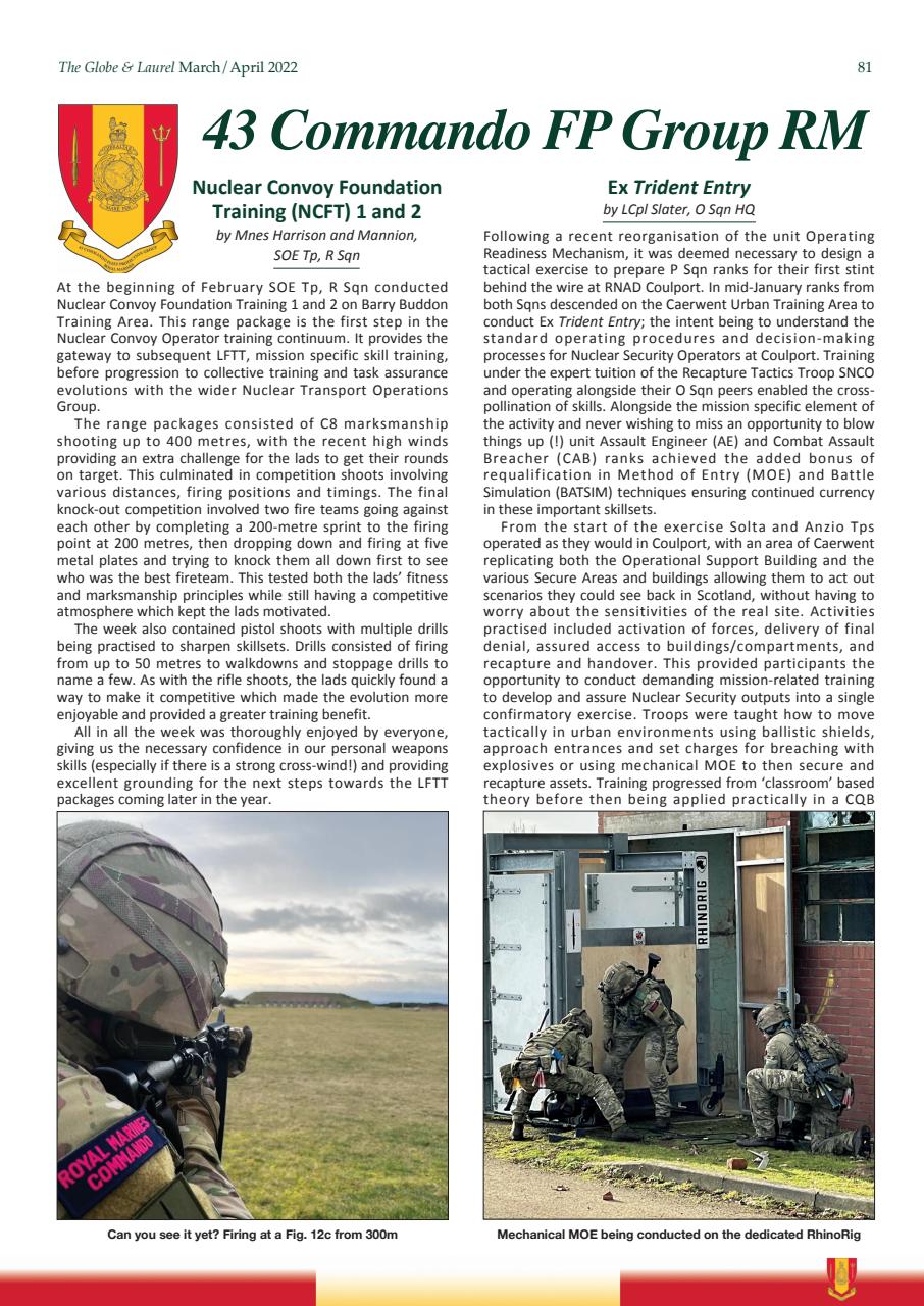 Globe & Laurel Preview Pages