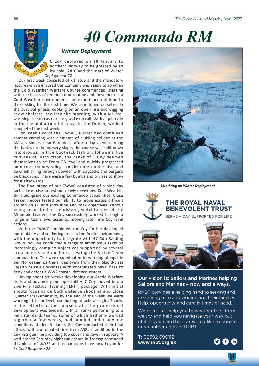 Globe & Laurel Preview Pages