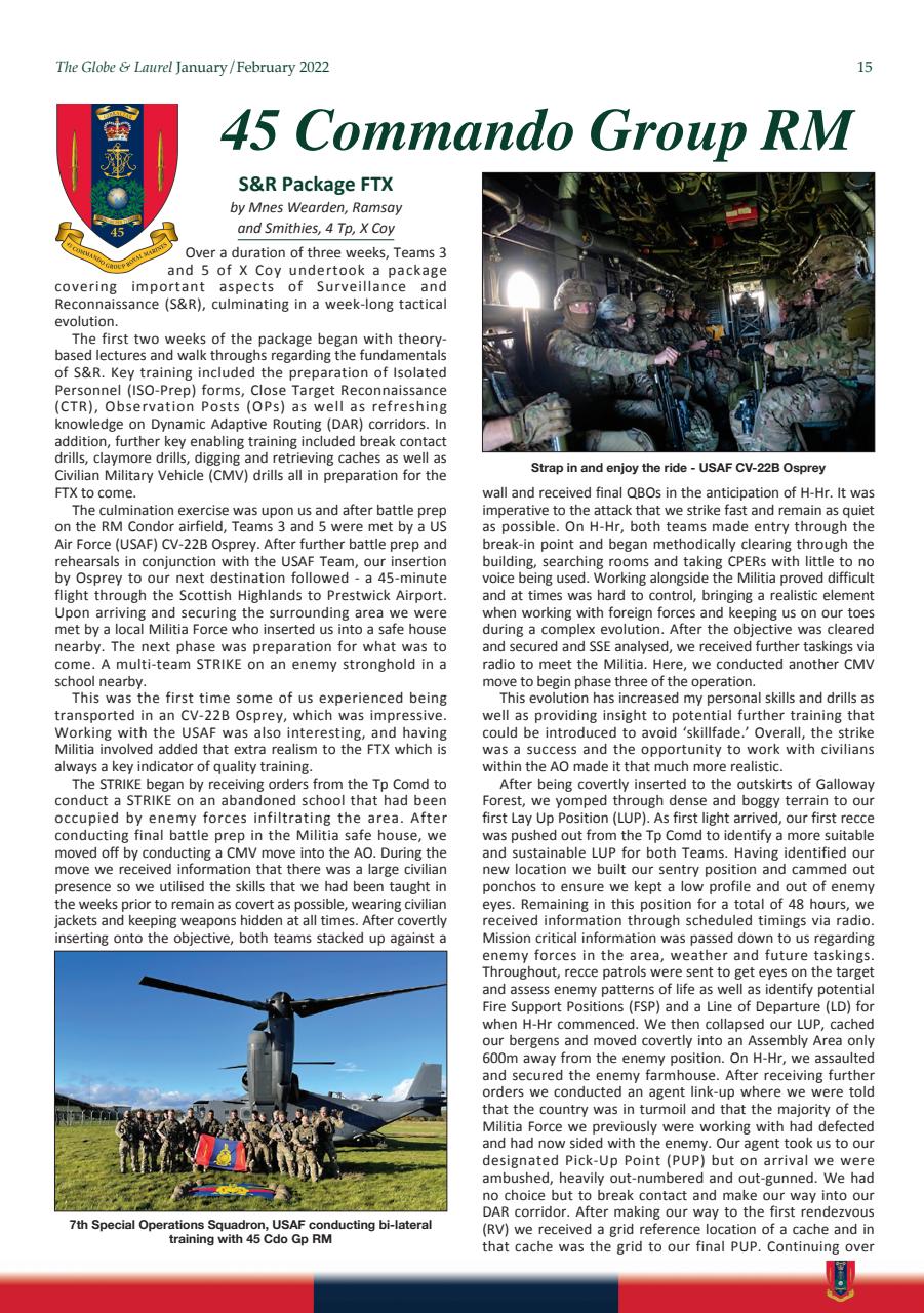 Globe & Laurel Preview Pages