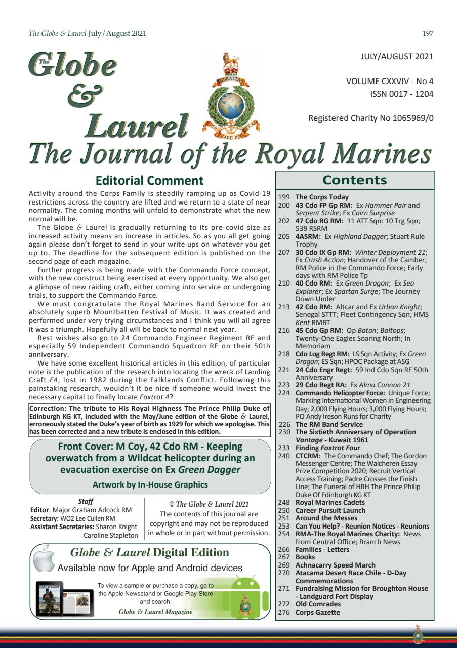 Globe & Laurel Preview Pages