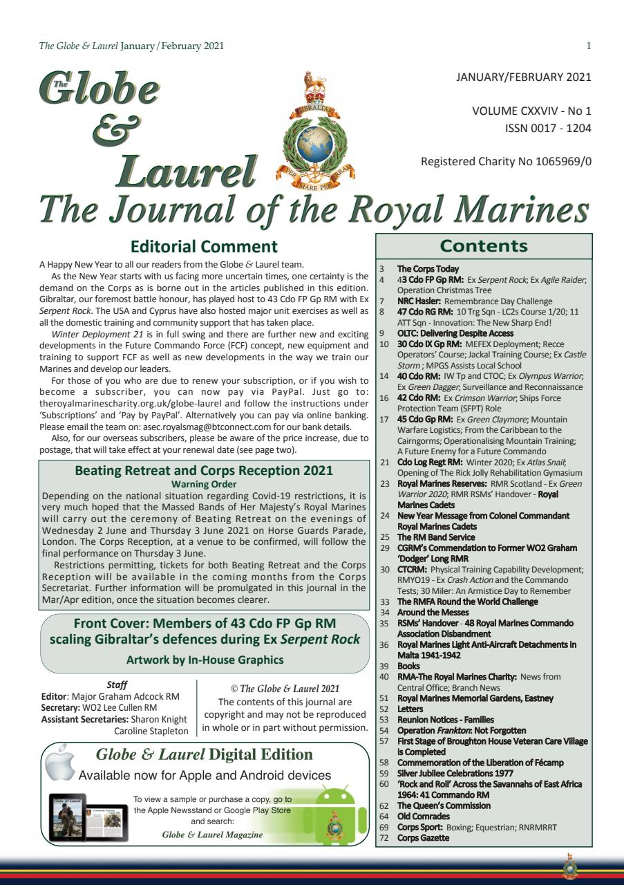 Globe & Laurel Preview Pages