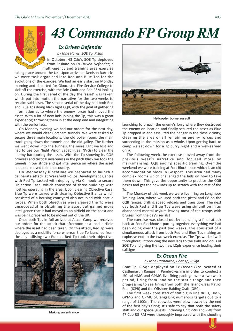 Globe & Laurel Preview Pages