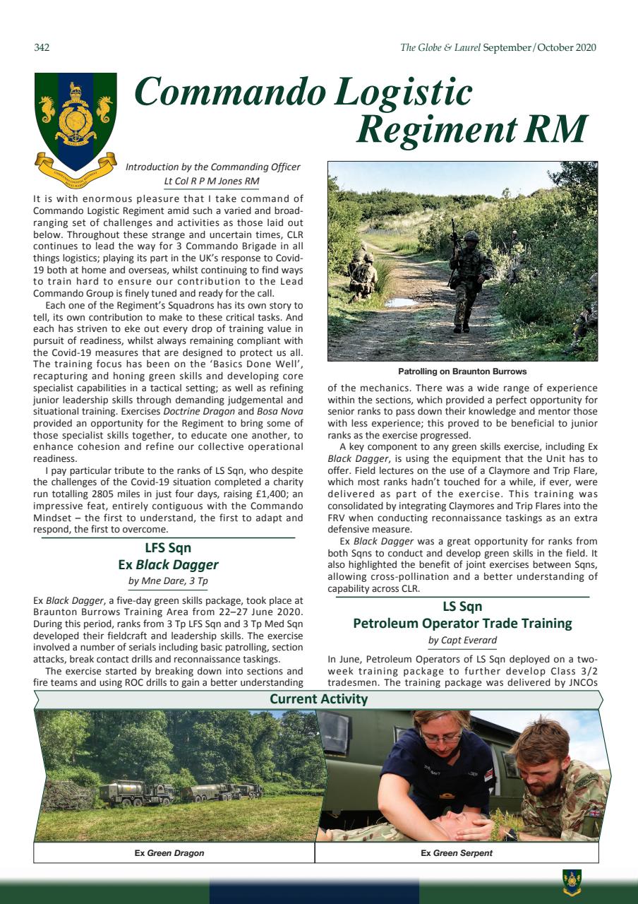 Globe & Laurel Preview Pages