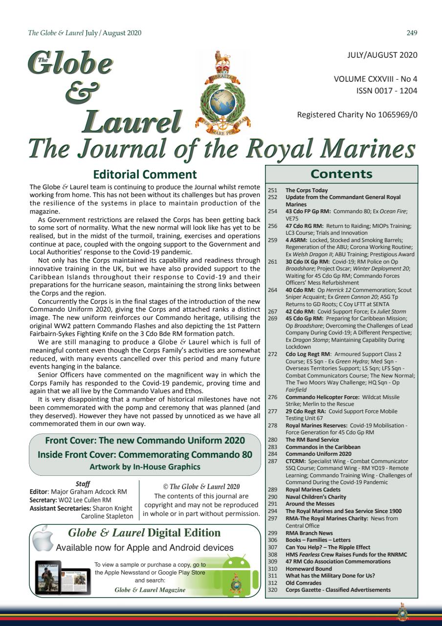 Globe & Laurel Preview Pages