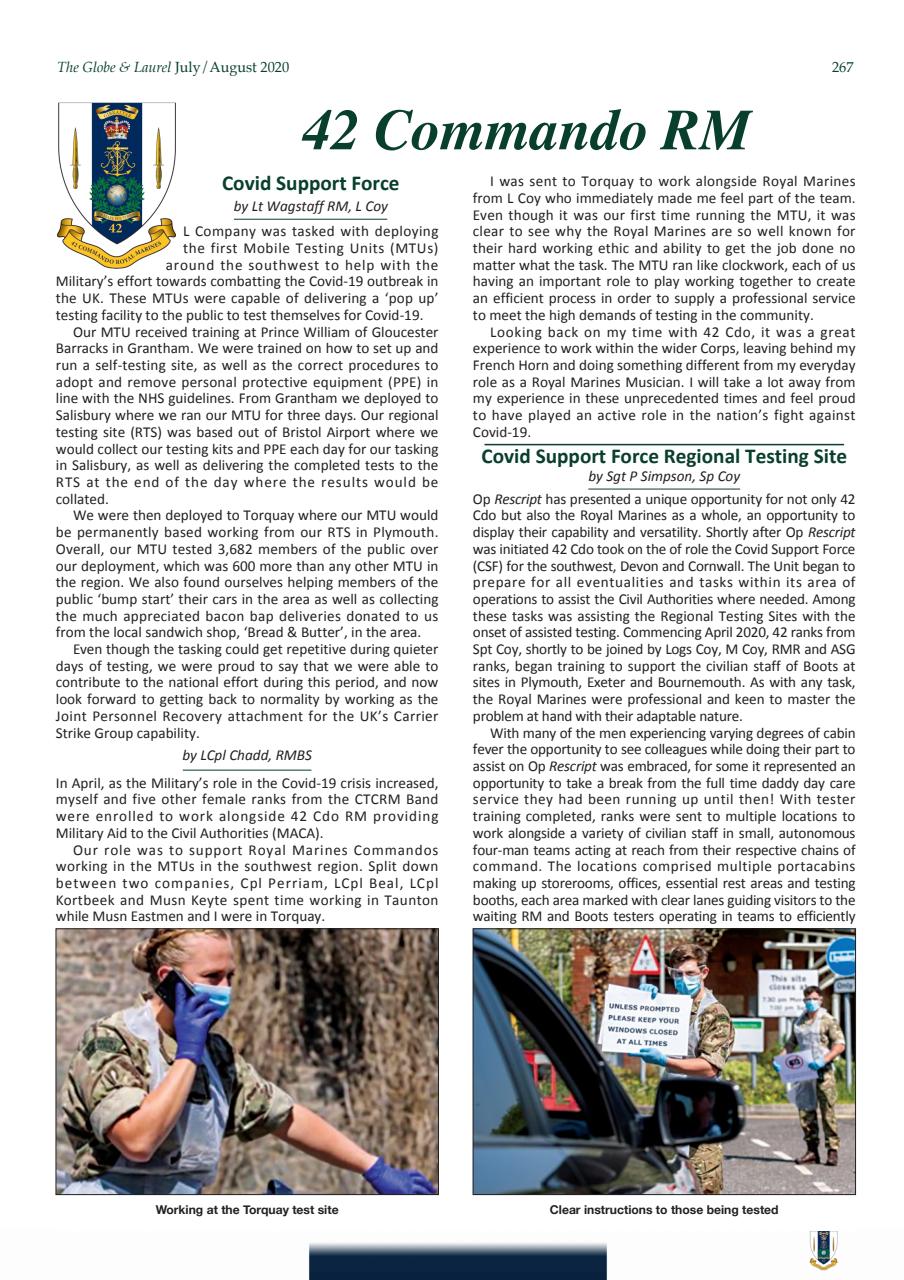 Globe & Laurel Preview Pages