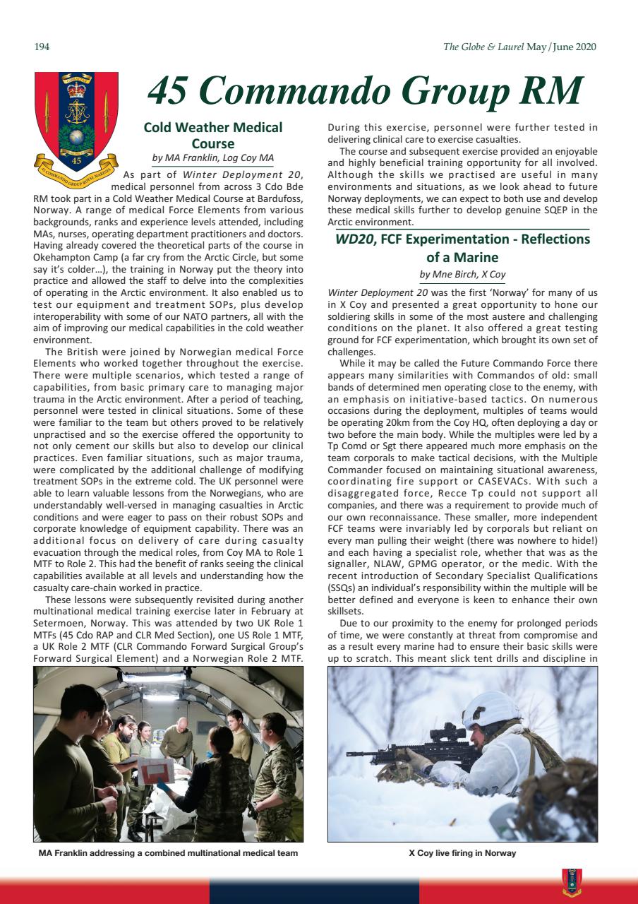 Globe & Laurel Preview Pages