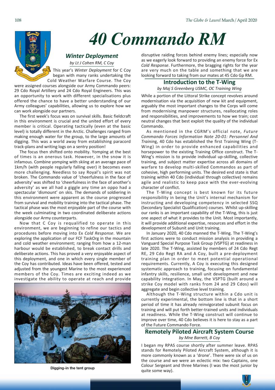 Globe & Laurel Preview Pages