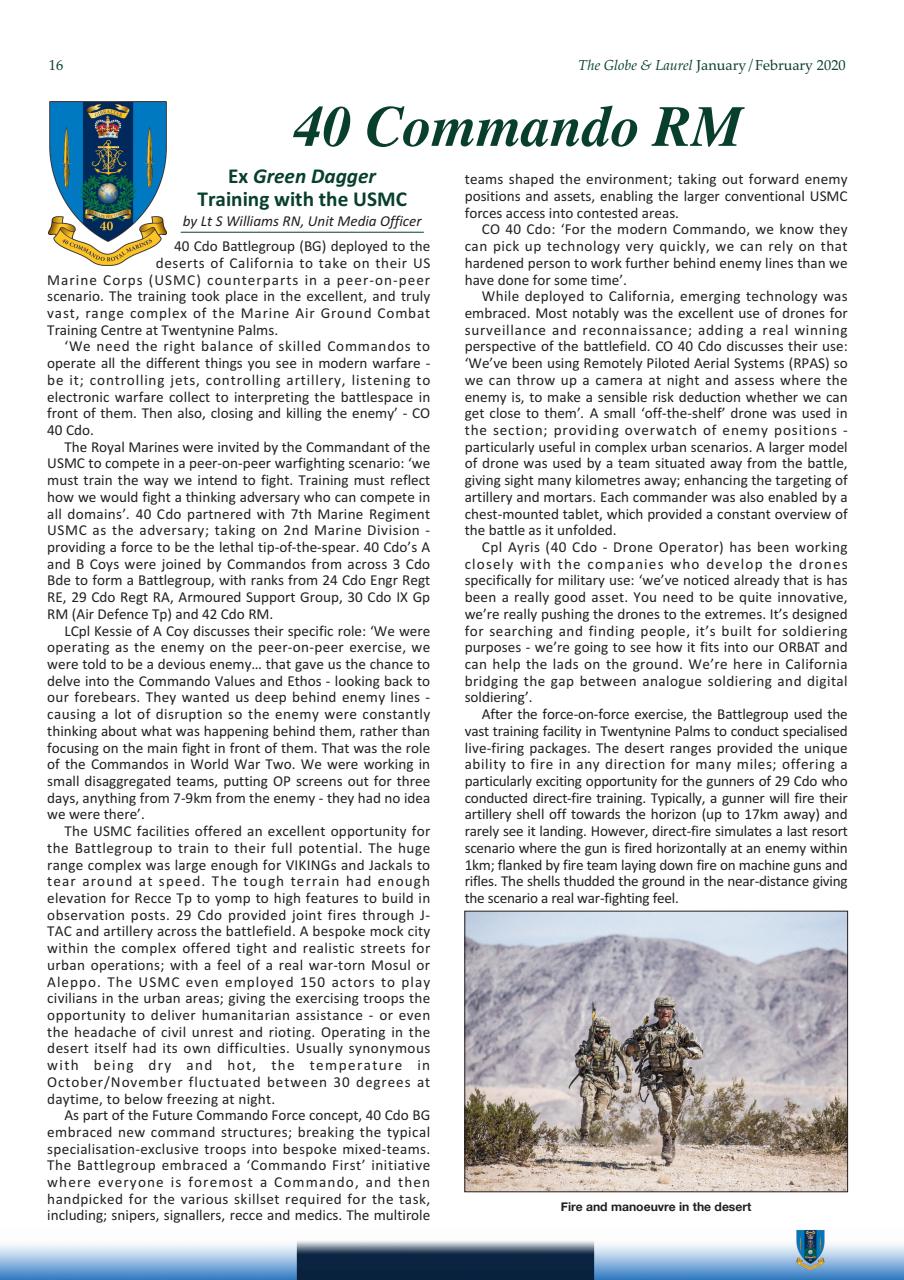 Globe & Laurel Preview Pages