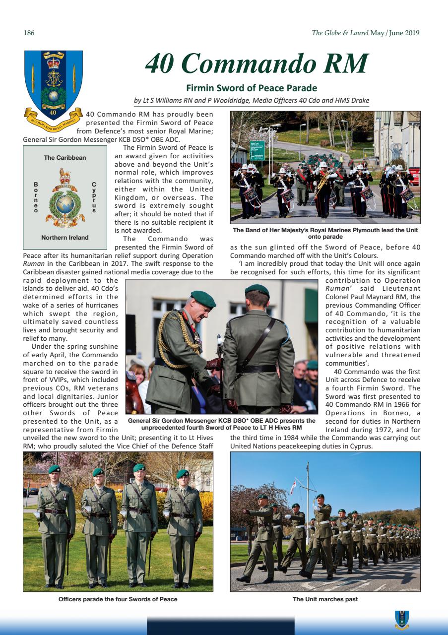 Globe & Laurel Preview Pages