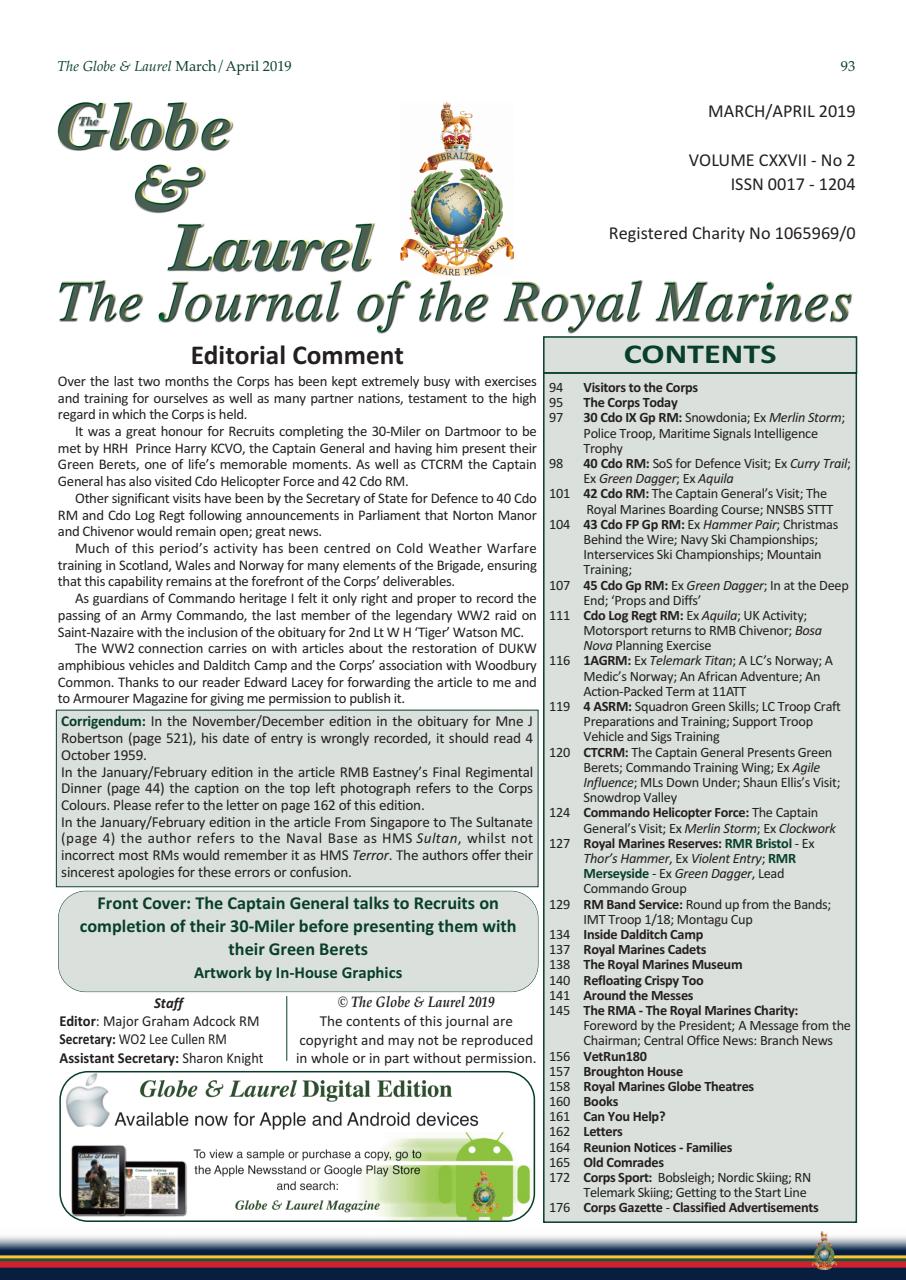 Globe & Laurel Preview Pages