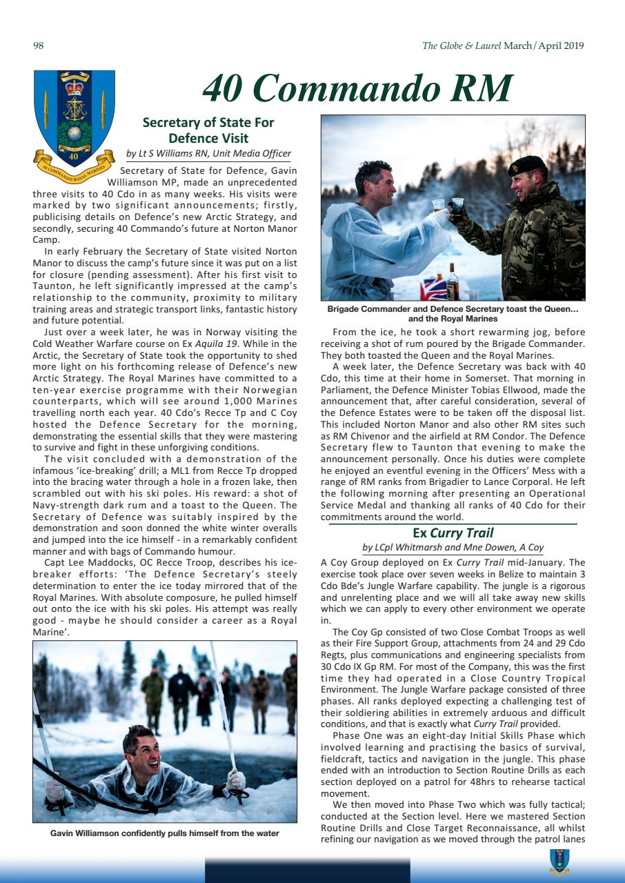 Globe & Laurel Preview Pages