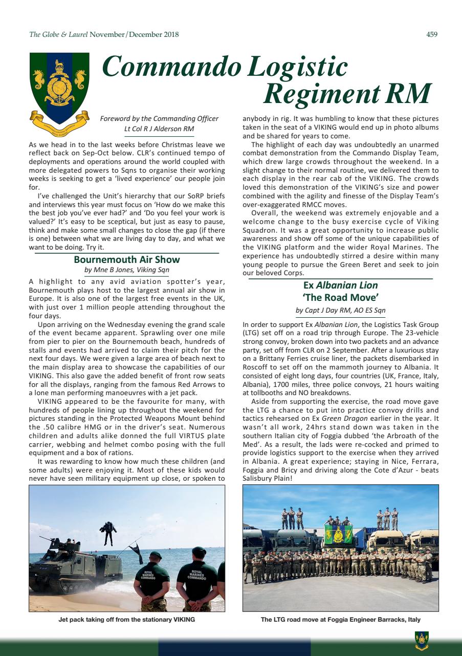 Globe & Laurel Preview Pages