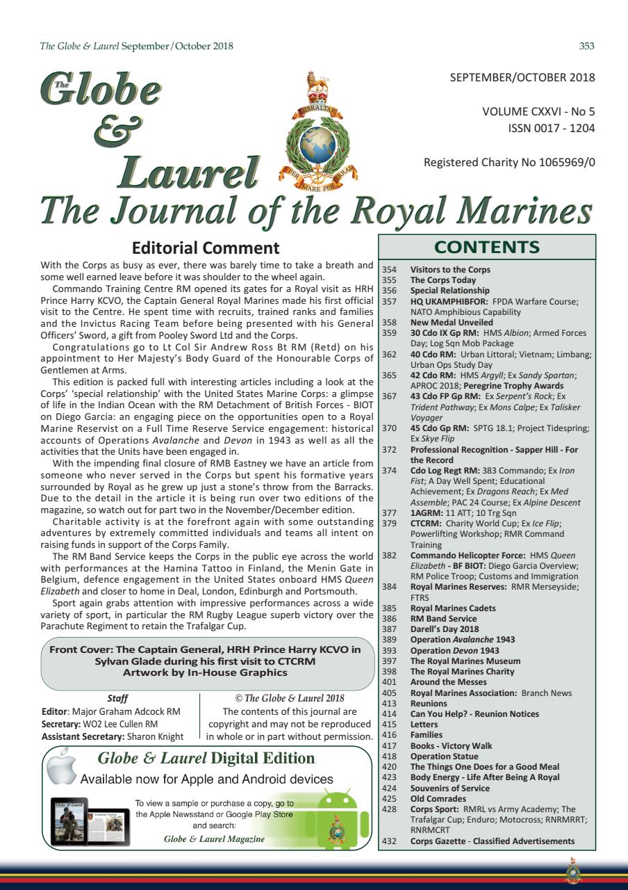 Globe & Laurel Preview Pages