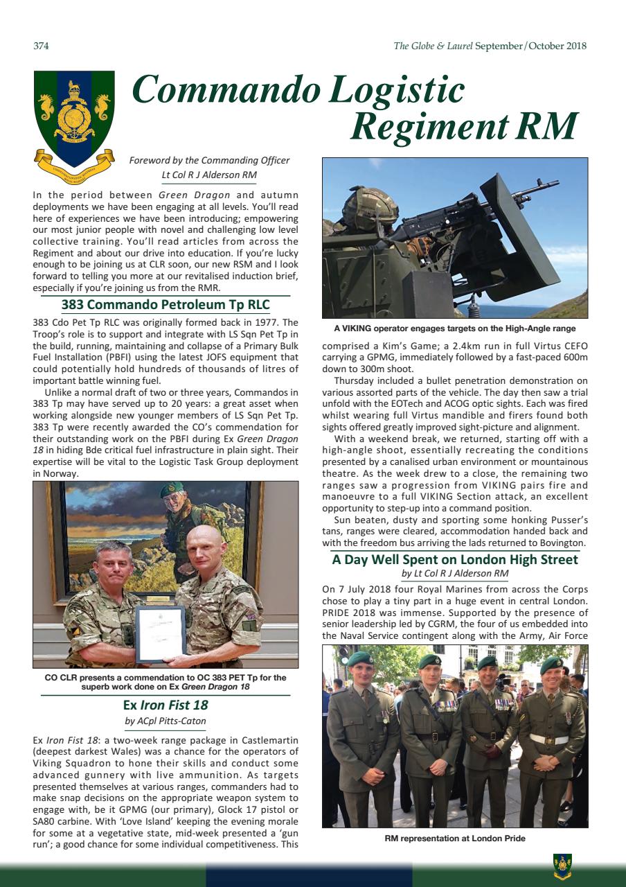 Globe & Laurel Preview Pages