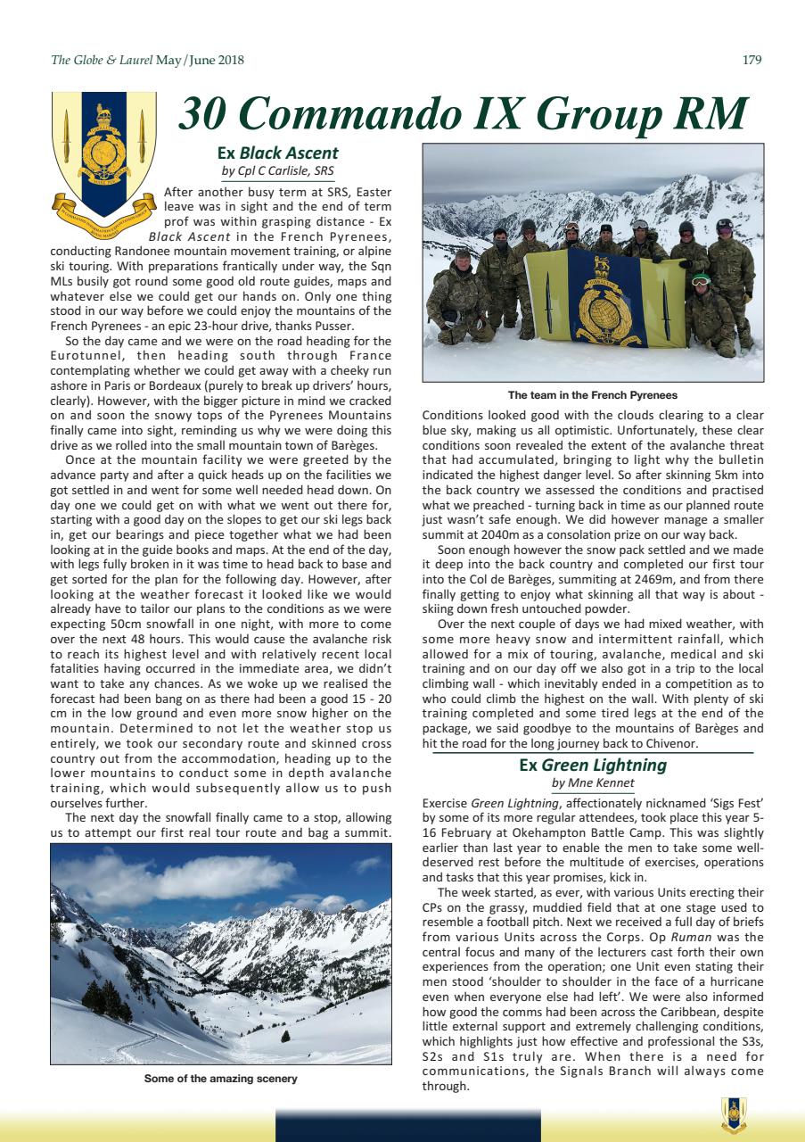 Globe & Laurel Preview Pages