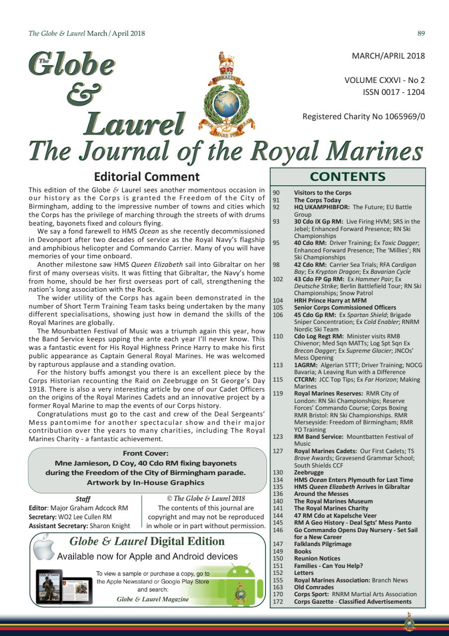 Globe & Laurel Preview Pages