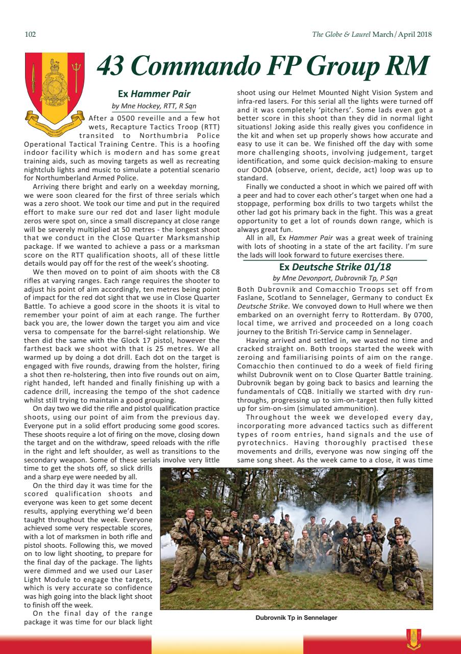 Globe & Laurel Preview Pages