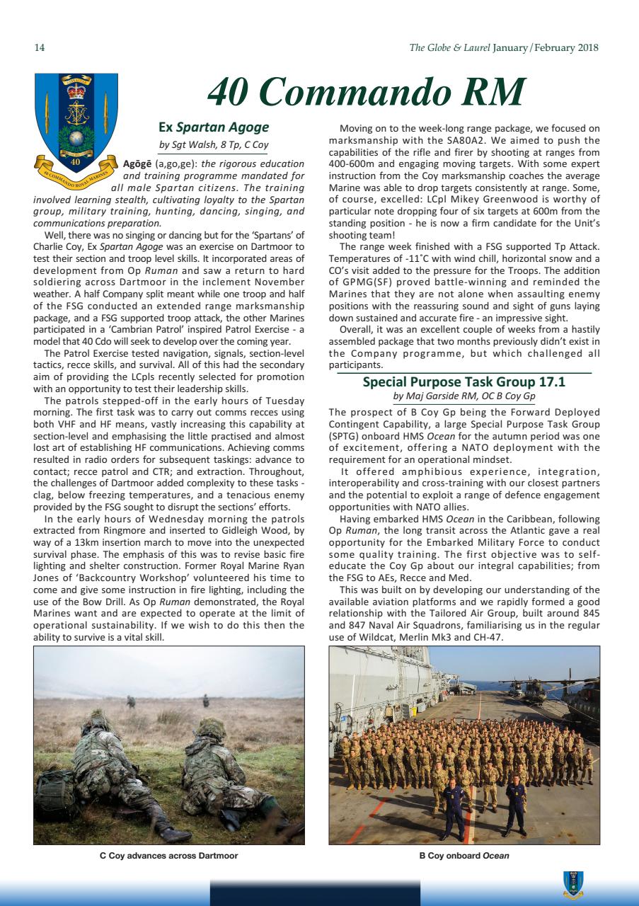 Globe & Laurel Preview Pages