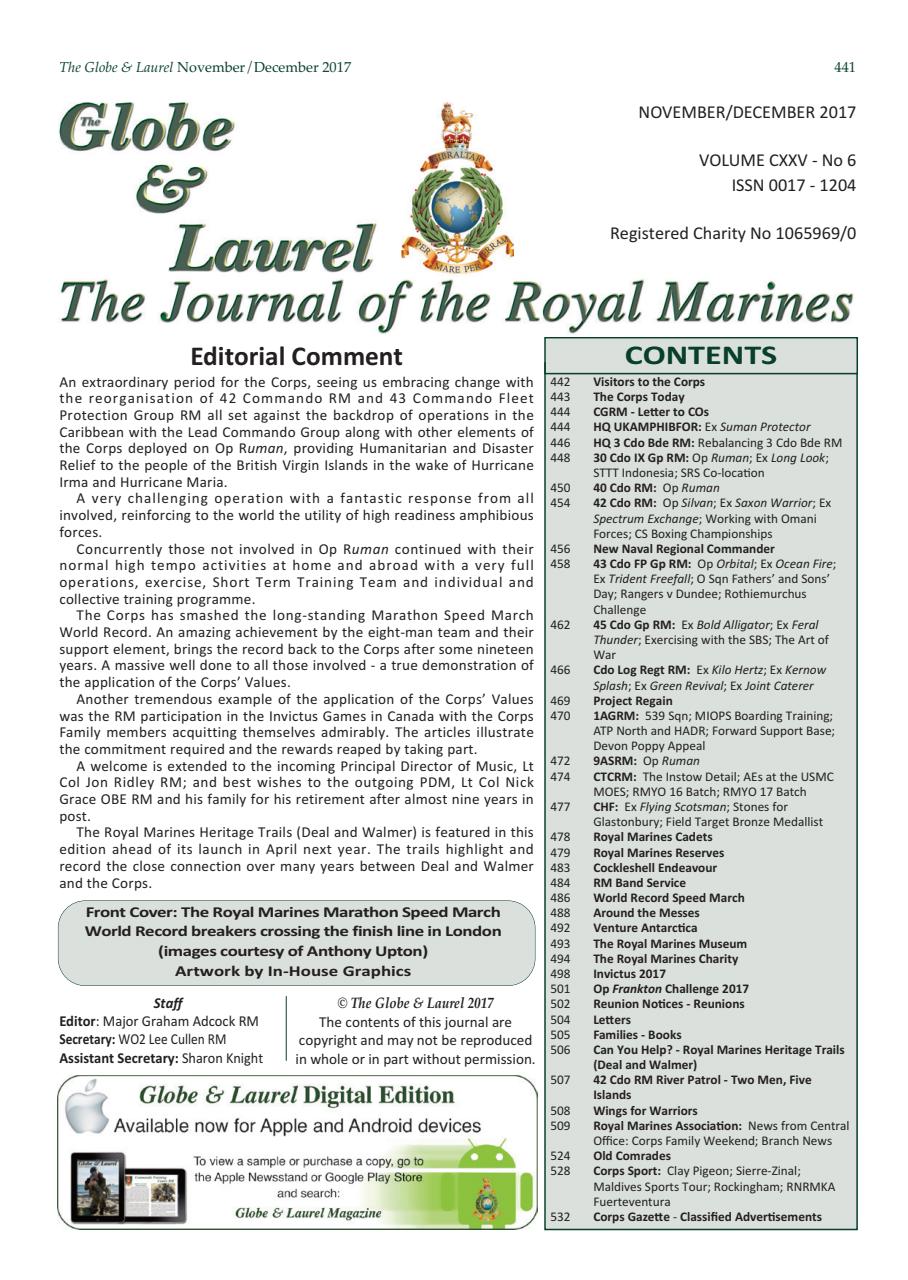 Globe & Laurel Preview Pages