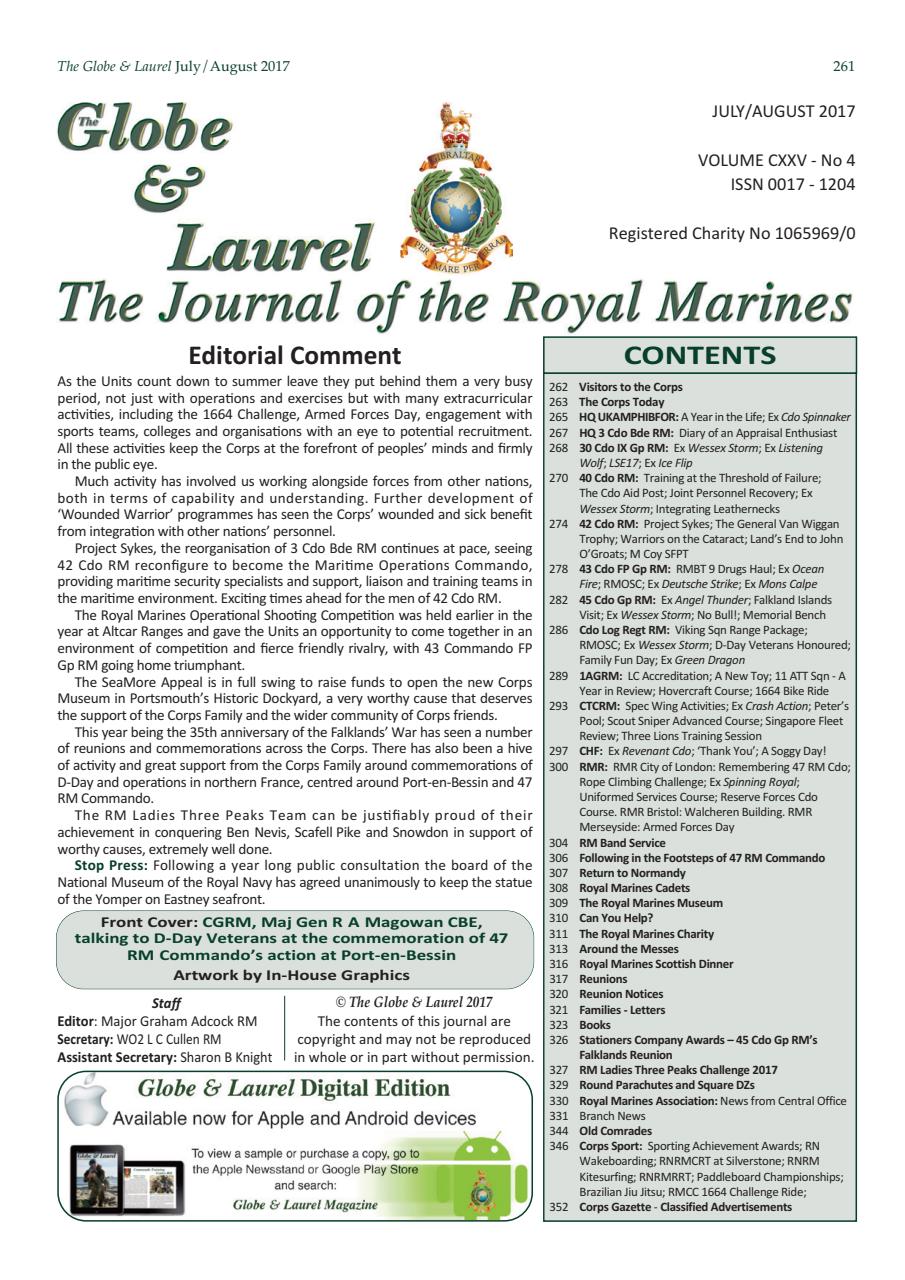 Globe & Laurel Preview Pages