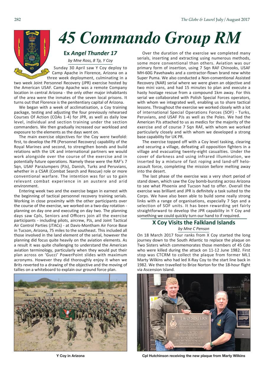 Globe & Laurel Preview Pages