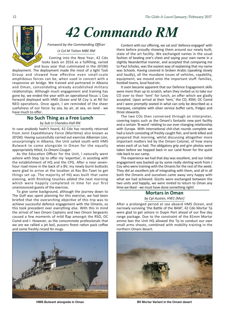 Globe & Laurel Preview Pages