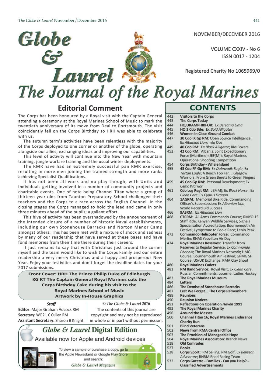 Globe & Laurel Preview Pages