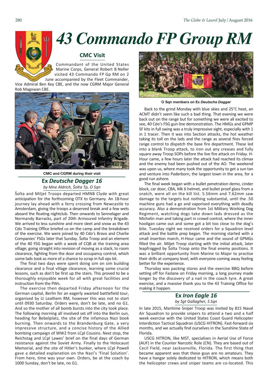 Globe & Laurel Preview Pages