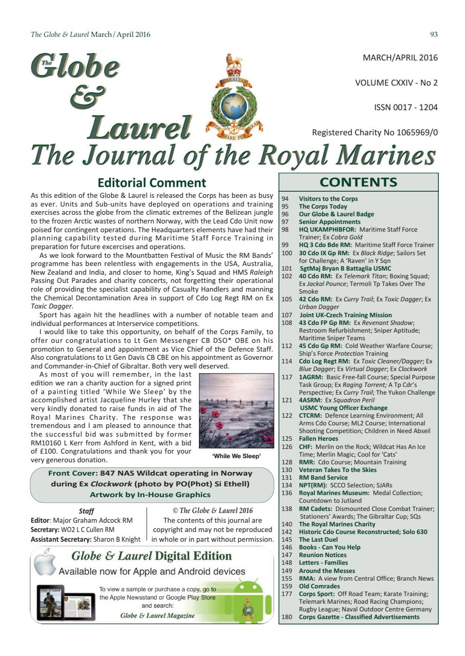 Globe & Laurel Preview Pages