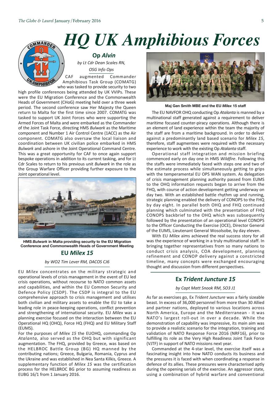 Globe & Laurel Preview Pages