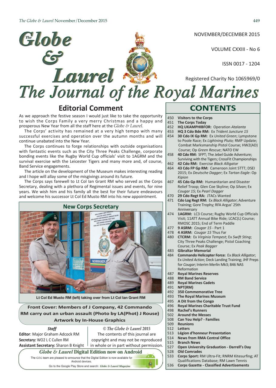 Globe & Laurel Preview Pages
