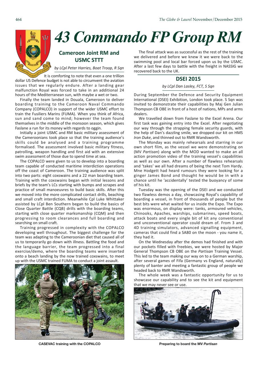 Globe & Laurel Preview Pages