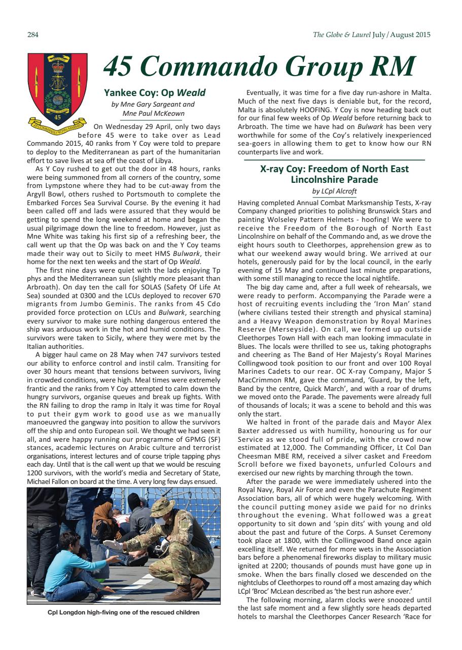 Globe & Laurel Preview Pages