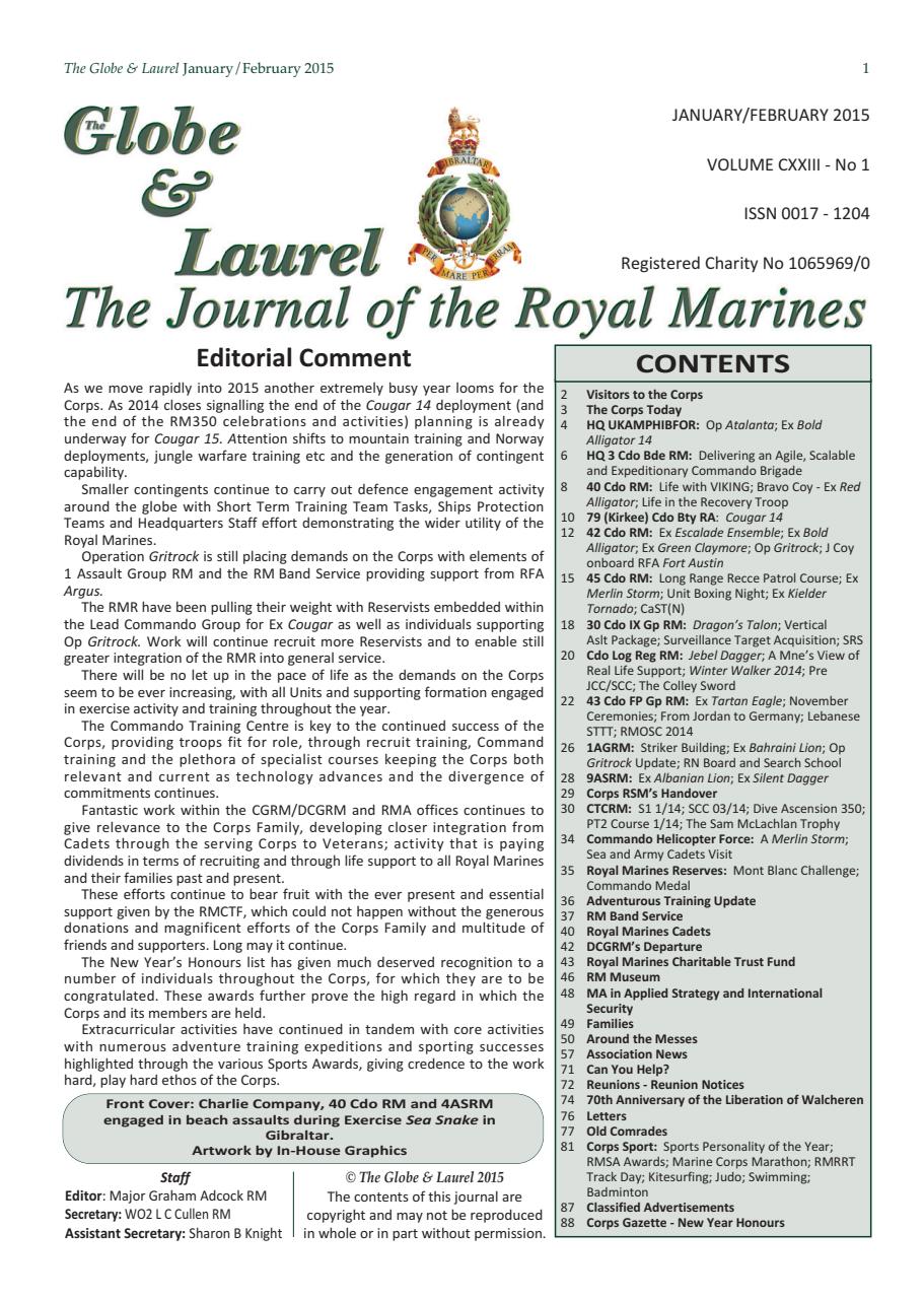 Globe & Laurel Preview Pages