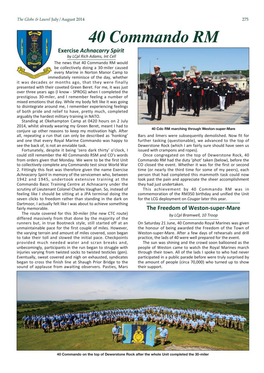 Globe & Laurel Preview Pages